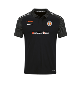 JAKO Performance Polo Schwarz Grau F804
