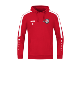 Sweat à capuche JAKO Power enfants rouge blanc F100