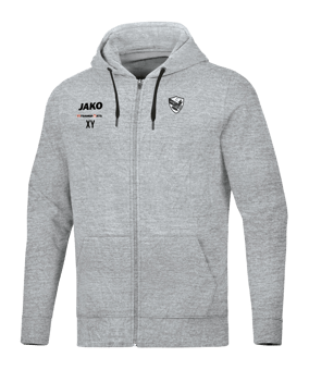 JAKO Base Kapuzenjacke Kids Grau F41