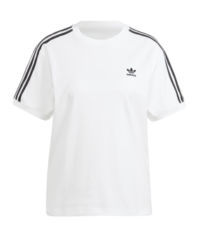 adidas Originals 3-Stripes Baby T-Shirt Damen Weiss - weiss