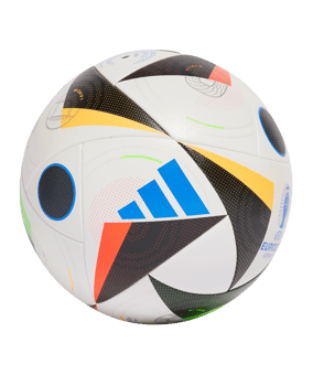 adidas Fussballliebe Competition Spielball EM 2024 Weiss Schwarz Blau - weiss