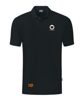 JAKO Organic Polo Shirt Schwarz F800