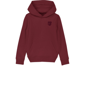 Merch Mini Cruiser 2.0 Hoody Kids Burgundy | #brustlogo (toneintone)