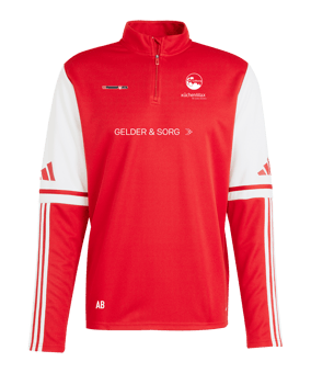 adidas Squadra 25 HalfZip Sweatshirt Rot