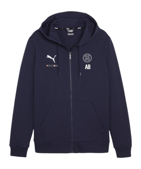 PUMA teamGOAL Casuals Kapuzenjacke Blau F06