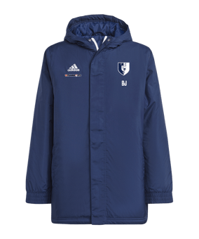 adidas Entrada 22 Stadium Jacke Kids Blau