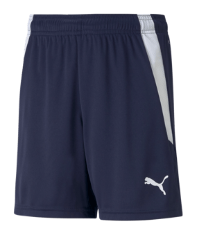 PUMA teamLIGA Short Kids Blau Weiss F06 - blau