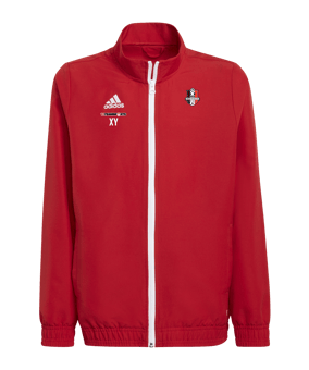 adidas Entrada 22 Präsentationsjacke Kids Rot