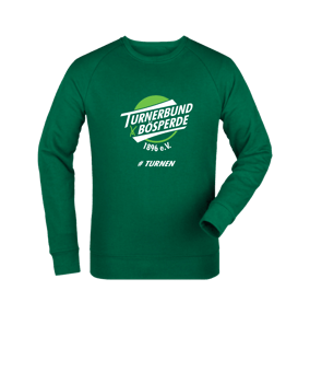 Merch Roller Sweatshirt Bottle Green | #turnen