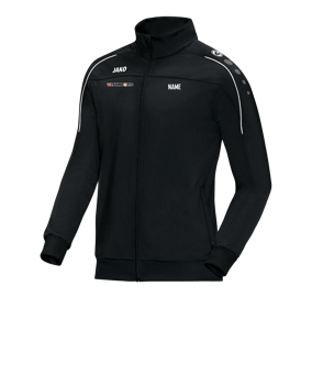 JAKO Classico Polyesterjacke Schwarz Weiss F08
