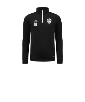 adidas Entrada 22 HalfZip Sweatshirt Kids Schwarz