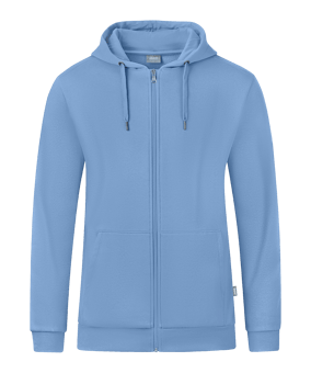 JAKO Organic Kapuzenjacke Blau F460