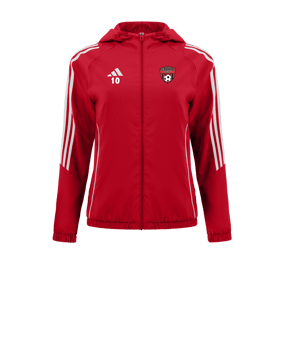 adidas Tiro 24 Windbreaker Damen Rot Weiss