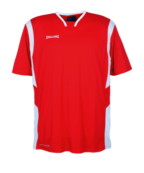 Spalding All Star Shooting Shirt T-Shirt Rot F03 - weiss