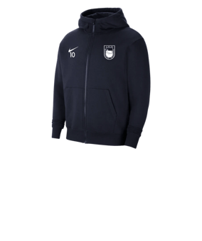 Nike Park 20 Fleece Kapuzenjacke Kids Blau F451