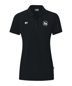 JAKO Organic Polo Shirt Damen Schwarz F800