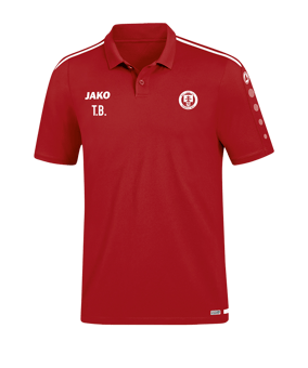 JAKO Striker 2.0 Poloshirt Rot Weiss F11
