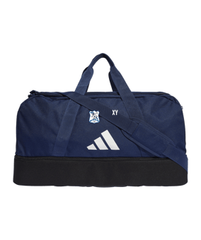 adidas Tiro League Duffel Bag Gr. M Blau Weiss