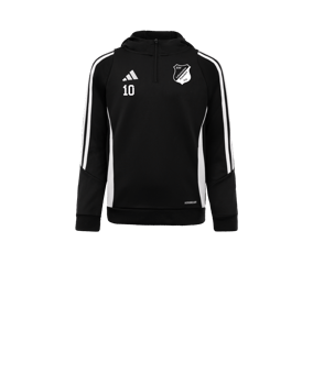 adidas Tiro 24 Hoody Kids Schwarz Weiss