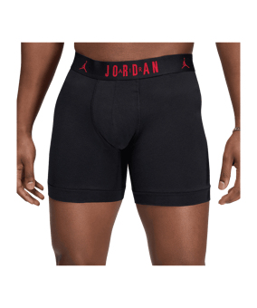 Jordan Flight Cotton Core 3Pk Boxershort Boxershorts Zwart K066 - zwart
