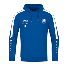 JAKO Power Hoody Blau Weiss F400