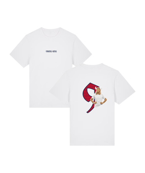 11teamsports Norwegen "VIKING KING" T-Shirt WM 2026 Weiß - weiss