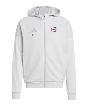 adidas Tiro 25 Travel Kapuzenjacke Grau