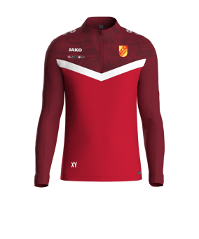 JAKO Iconic HalfZip Sweatshirt Rot F103