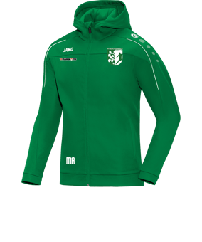 JAKO Classico Kapuzenjacke Grün F06