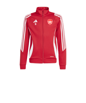 Veste de Training adidas Tiro 24 enfants rouge blanc