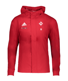 adidas Entrada 22 Allwetterjacke Rot