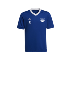 adidas Entrada 22 Trikot Kids Blau Weiss