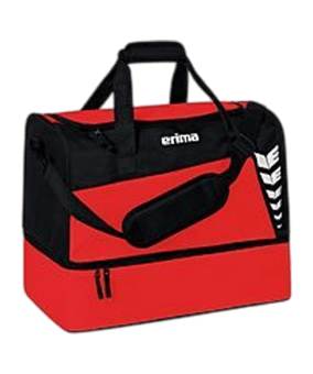Erima Six Wings Sporttasche mit Bodenfach Gr.L Rot - rot