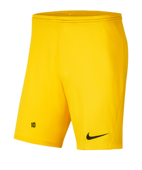 Nike Park III Short Kids Gelb F719
