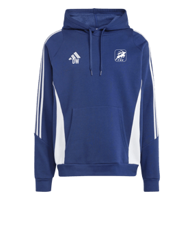 adidas Tiro 24 Hoody Blau Weiss