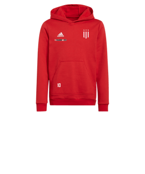 adidas Entrada 22 Hoody Kids Rot