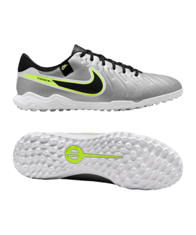 Nike Tiempo Legend X Academy TF Mad Voltage Silber Schwarz F001 - silber