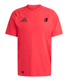 adidas Tiro Travel T-Shirt Rot