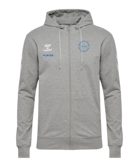 Hummel Go 2.0 Chevron Kapuzenjacke Grau F2006
