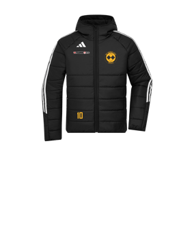 adidas Tiro 24 Winterjacke Kids Schwarz Weiss 