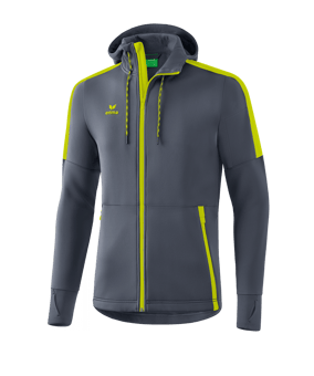 Erima Basic Softshelljacke Kids Grau Grün - grau