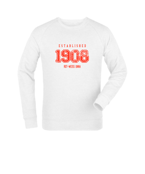 Merch Roller Sweatshirt White | #established