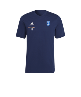 adidas Entrada 22 T-Shirt Blau