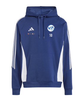 adidas Tiro 24 Hoody Blau Weiss