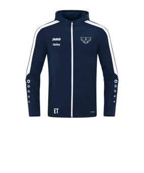 JAKO Power Kapuzenjacke Kids Blau F900