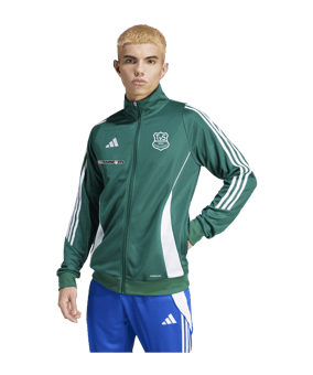 adidas Tiro 24 Trainingsjacke Grün Weiss