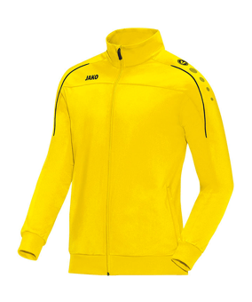 JAKO Classico Polyesterjacke Kids Gelb Schwarz F03