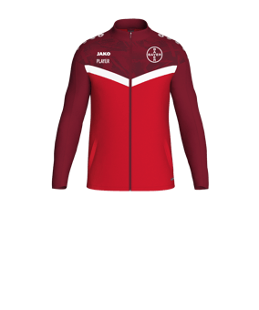 JAKO Iconic Polyesterjacke Kids Rot F103