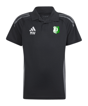 adidas Tiro 24 Competition Poloshirt Kids Schwarz Grau