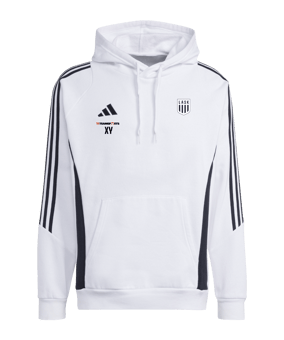 adidas Tiro 24 Hoody Weiss Schwarz